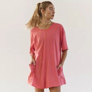 Free People Movement Hot Shot Tee Romper NWT